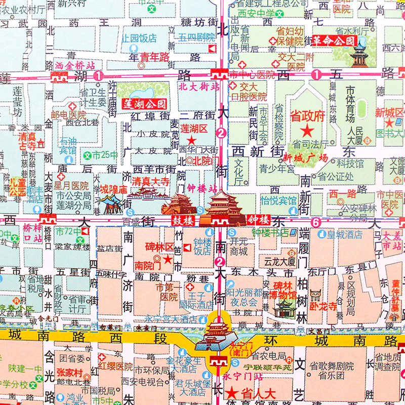 西安市區最新地圖